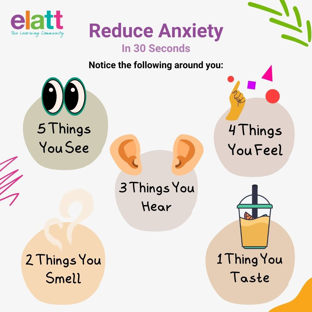 infographic for reducing anxiety