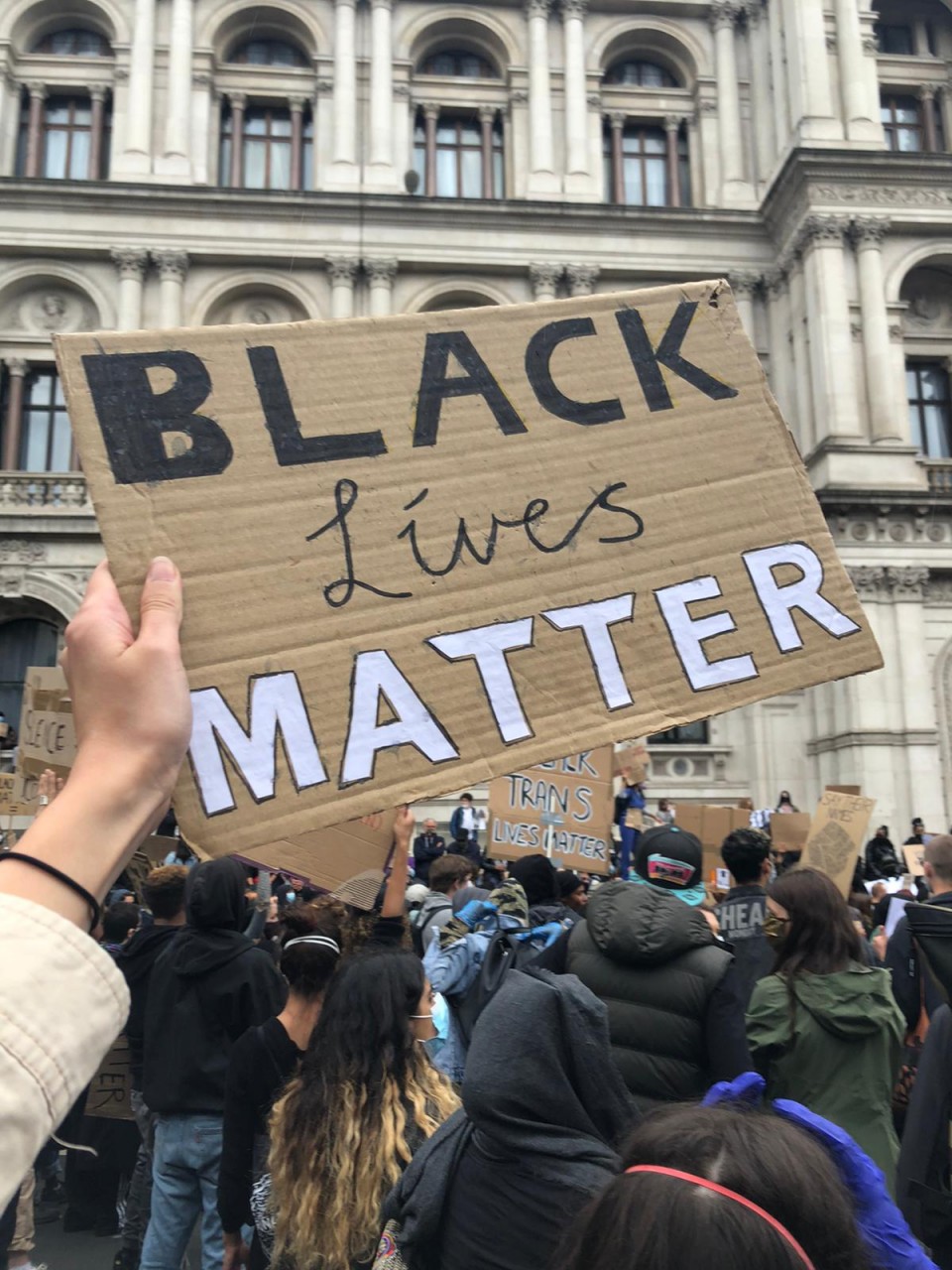 photo of black lives matter march