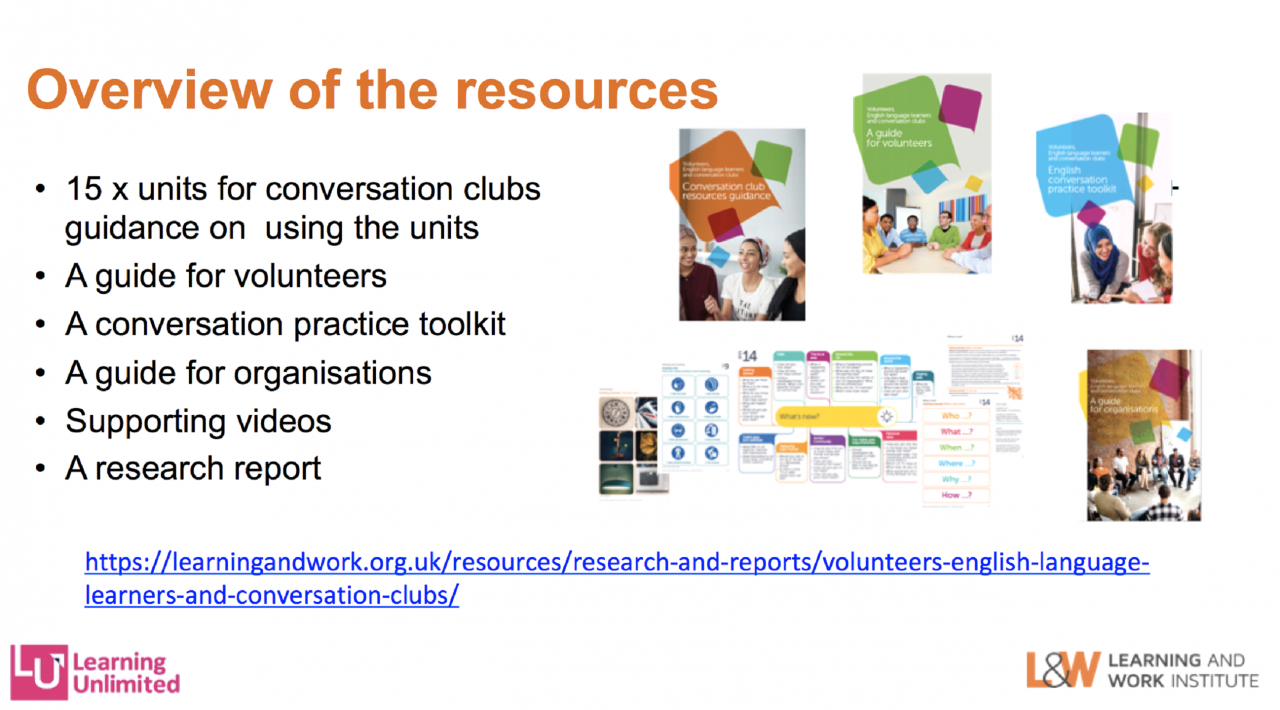 slideshow image of overview of resources