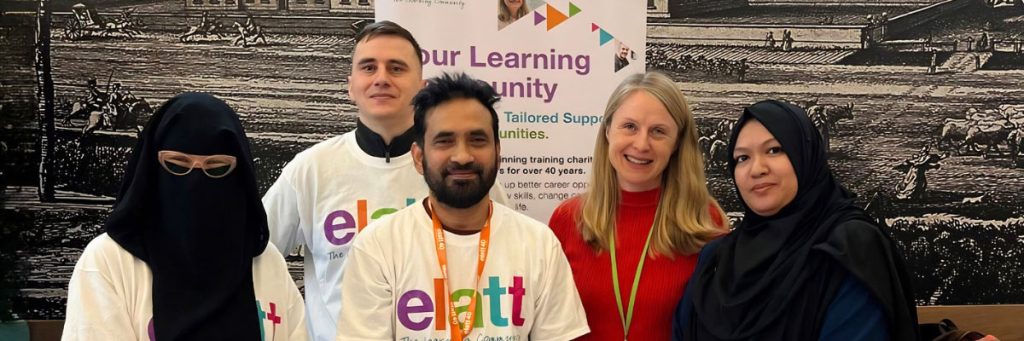 ELATT adult leaners standing together smiling