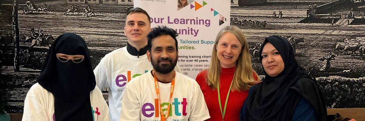 ELATT adult leaners standing together smiling